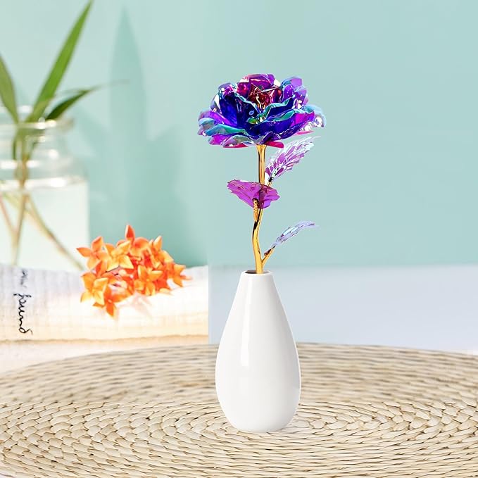 Tmacker Gifts for Mom from Daughter Son Husband, Mothers Day Mom Gifts for Daughter Wife Grandma Her Sister, Artificial Rose Flowers on Mothers Day Christmas Valentine Birthday Anniversary