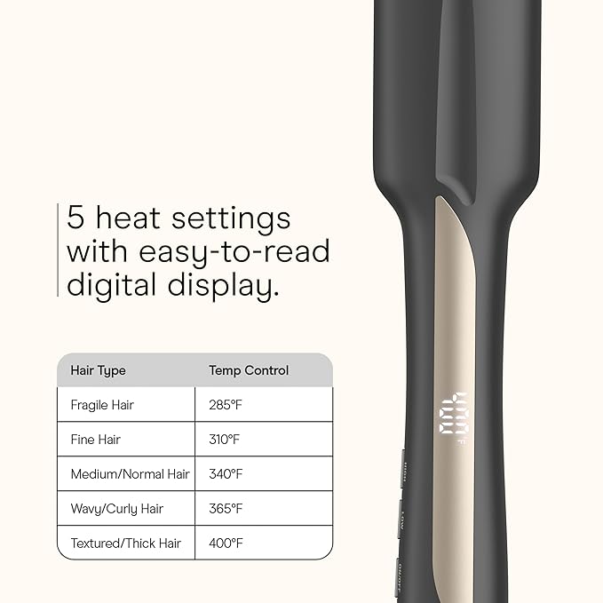 Infiniti PRO CONAIR Tension Control Straightening Brush, Heated Hair Straightener Brush with Tension Control Holds Hair in Place, Ionic Technology Adds Shine and Reduces Frizz, Gray