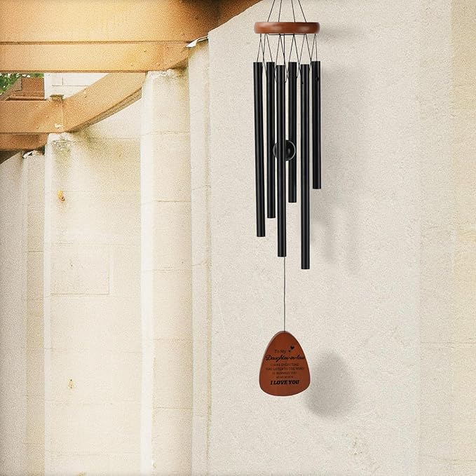 PRSTENLY Daughter in Law Gifts from Mother in Law, Daughter-in-Law Wind Chimes Gifts for Daughter in Laws Birthday Mothers Day Wedding Thanksgiving Christmas