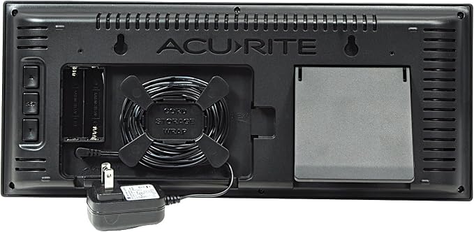 AcuRite Digital Clock, 14.5-Inch / Green