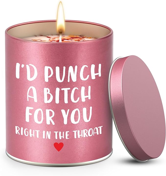 Mothers Day Gifts for Mom Women Scented Candle: Birthday Gifts Girlfriend Wife Sister Galentines Christmas Stocking Stuffers White Elephant Valentines Day for Her Anniversary Friendship Funny Gift
