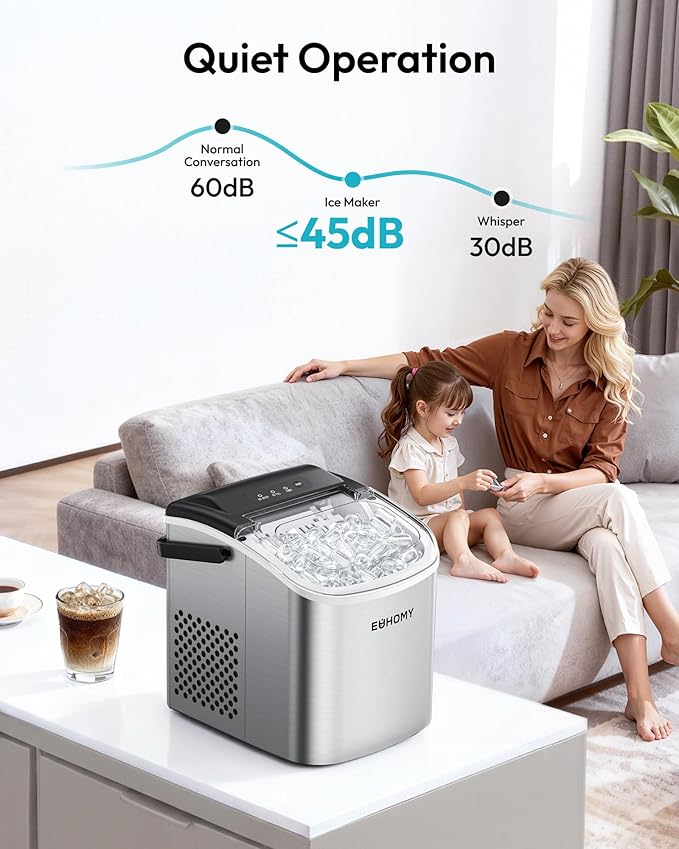 EUHOMY Ice Maker Machine