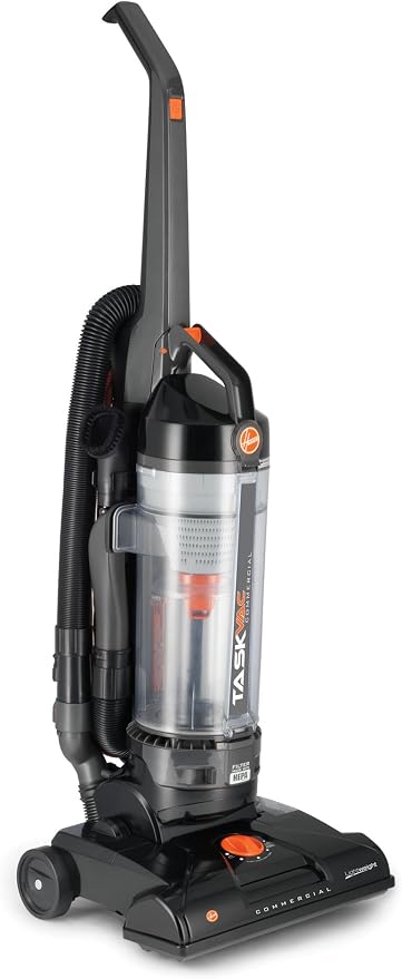 Hoover Commercial TaskVac Vacuum Cleaner, Bagless Upright Vac for Carpet, Lightweight, 35 Foot Cord, Easy Maintenance, with Accessory Pack, Powerful Vacuum Cleaners for Commercial Use