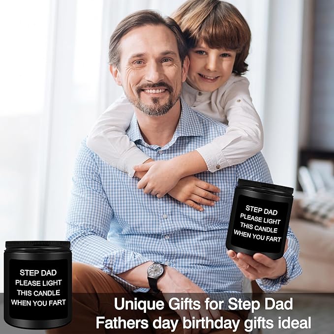 Homsolver Gifts for Step Dad, Fathers Day Birthday Christmas Bonus Dad Gift from Stepdaughter Stepson - Funny Best Stepfather Presents