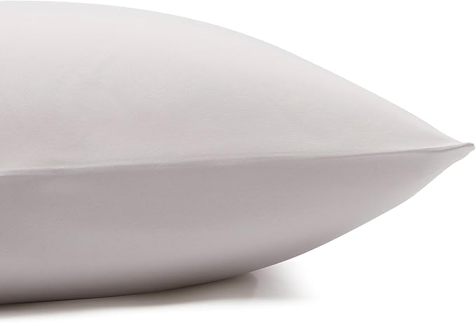 Amazon Basics Lightweight Breathable, Ultra-Soft, Wrinkle-Free Luxury Microfiber 4-Piece Bed Sheet Set with 14-Inch Deep Pockets, Full, Light Gray, Solid