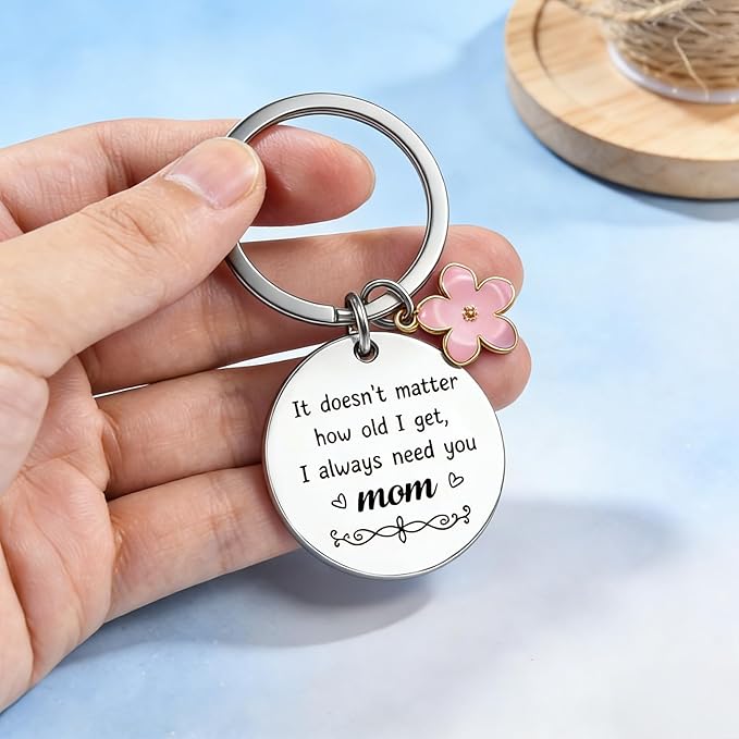 Mothers Day Gift for Mom from Daughter Son, Mom Birthday Gifts Mom Keychain, Valentines Day Christmas Gift for Moms, Happy Mothers Day Presents Mother Gift