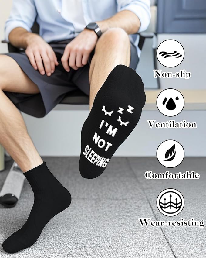 Vitery Father's Day Gifts From Daughter Wife Son Kids- Personalized Fathers Day Gift For Dad Husband Stepdad, Funny Men Socks