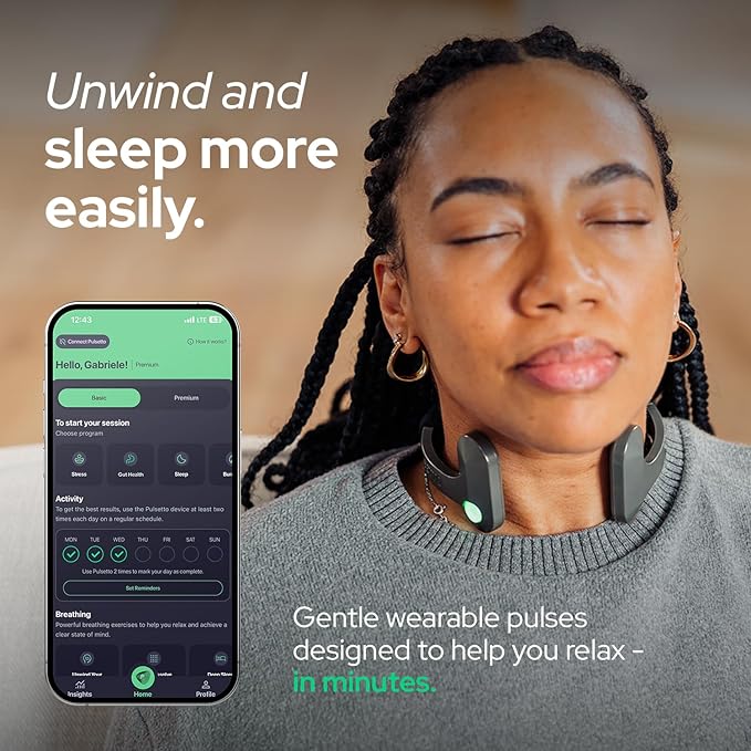 Pulsetto Lite (V1) Wellness Wearable – Relaxation & Daily Wellness Support Device