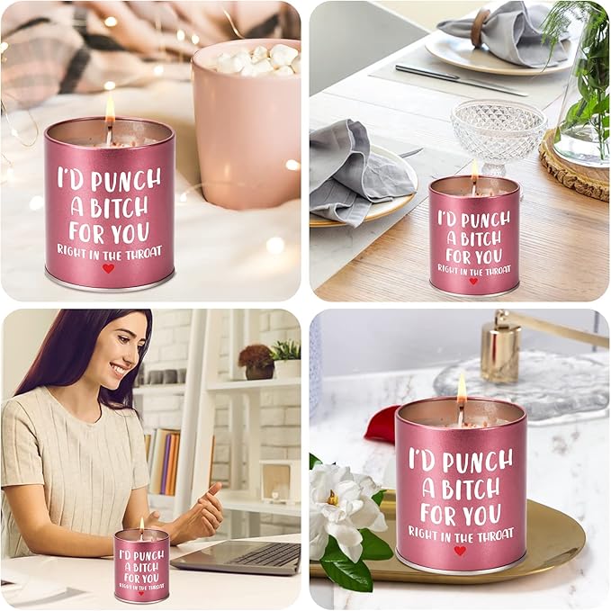 Mothers Day Gifts for Mom Women Scented Candle: Birthday Gifts Girlfriend Wife Sister Galentines Christmas Stocking Stuffers White Elephant Valentines Day for Her Anniversary Friendship Funny Gift