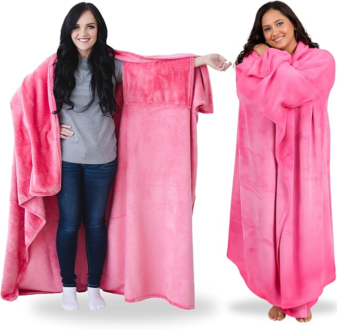Super Blanky Wearable Blankets for Women, Adult Wearable Blanket Men, Mother's Day Gifts for Her, Wife Birthday Gift Ideas