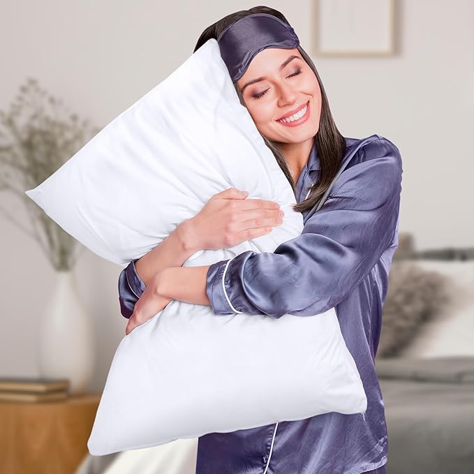 Utopia Bedding Premium 100% Waterproof Pillow Protectors with Zipper King Size (Set of 40), Bed Bug and Dust Mite Proof Zippered Pillow Covers, Pillow Encasement Cases, White