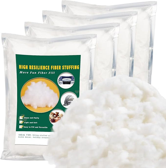 600g/21.2oz Pillow Stuffing, Stuffing for Stuffed Animals, StuffingFiber Fill, Crochet Stuffed, Polyester Fiber in Crafts, Premium Fiber Fill for Filling Crafts DIY