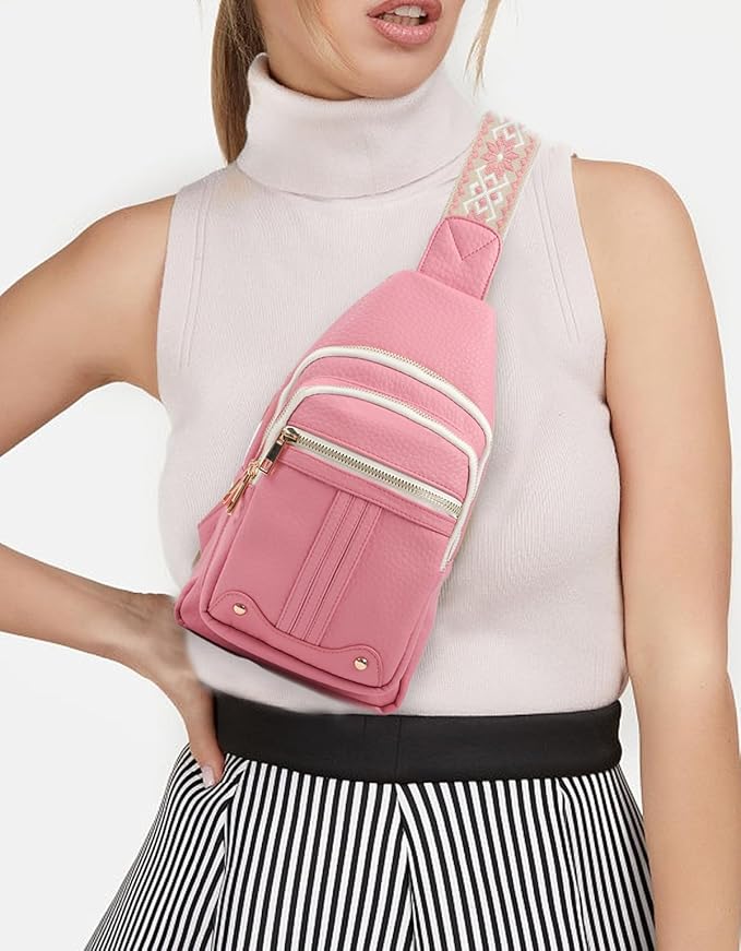 Mothers Day Gifts for Mom Her Teen Girls Sister Coworker Crossbody Bags Gifts for Women Cool Birthday Gift for Family Small Crossbody Sling Bag Fanny Pack Chest Travel Purse Christmas Gift Ideas