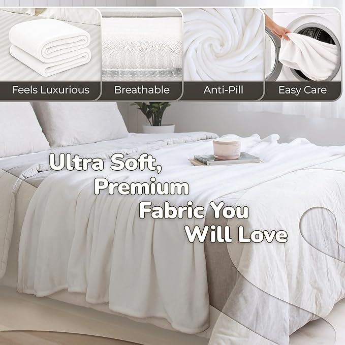 Super Blanky Wearable Blankets for Women, Adult Wearable Blanket Men, Mother's Day Gifts for Her, Wife Birthday Gift Ideas