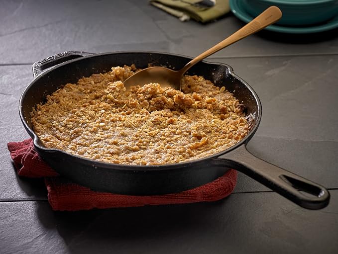 Mercer Culinary Pre-Seasoned Cast Iron Skillet, 10.25-Inch