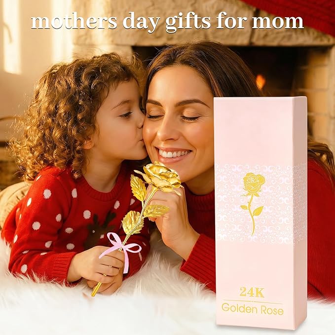 Mothers Day Mom Gifts for Women Grandma, Artificial Forever Birthday Flowers Galaxy Glass Eternal Roses with Heart Shaped Crystal Vase, Mother's Day Anniversary Wedding Rose Gifts for Wife Sister