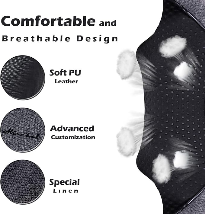 Mirakel Mothers Day Gifts for Mom Wife Women, Neck Massager for Pain Relief Deep Tissue, Electric Shiatsu Shoulder & Back Massager with Heat, Fathers Day Dad Gifts for Husband Men (NOT Cordless)
