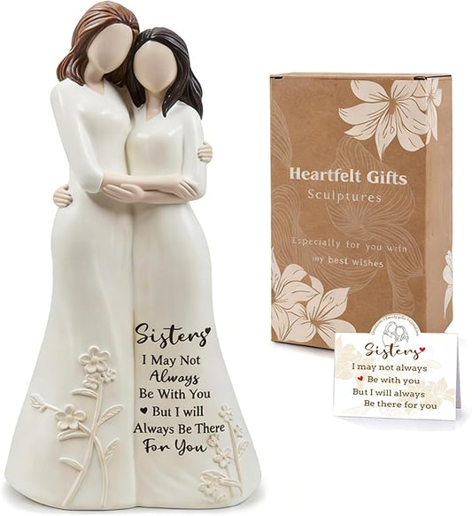 Sister Birthday Gifts from Sisters,Sister Birthday Gifts Figurines,Bestie, Friendship Gifts for Christmas, Mother's Day, Sisters Day
