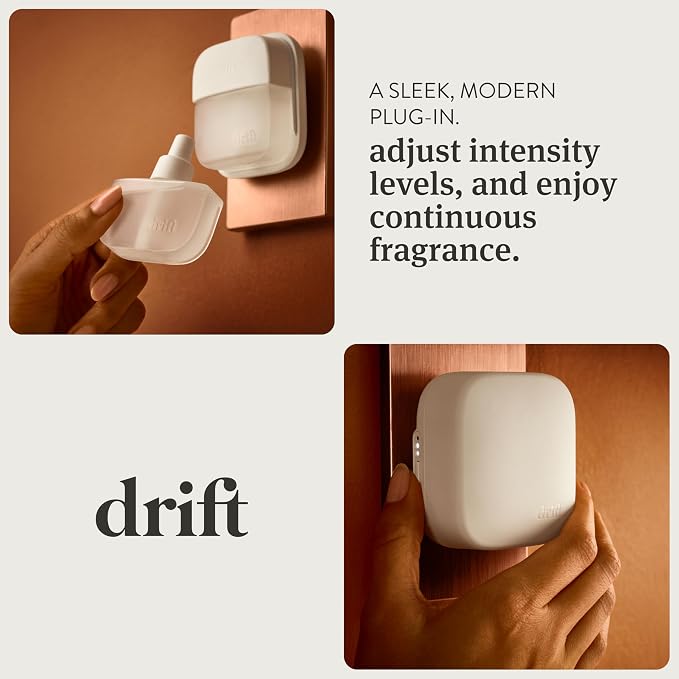 Drift Home Scent Diffuser Starter Kit in Wild Lavender - Adjustable and Long Lasting Diffuser Aroma - Clean Ingredients, Pet Safe