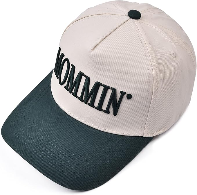 Womens Trucker Hat - with Mommin Embroidery Ponytail Fit - Mothers Day Great Gifts for Mom Wife Stepmom