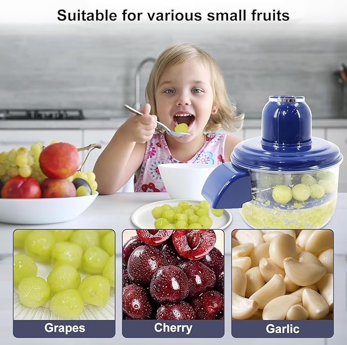 Automatic Garlic &Small Fruit Peeler-Portable Rechargeable Electric Grapes Peeling Machine for Home,Outdoor Picnic,Commercial Kitchen