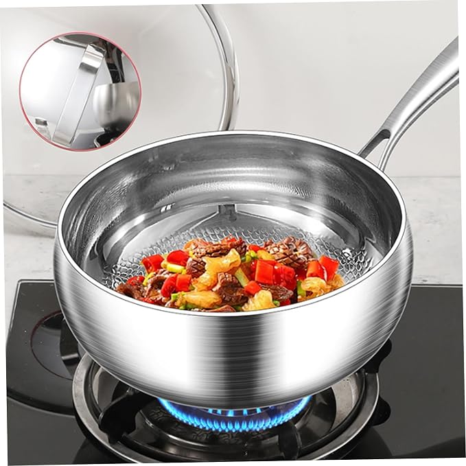 Titanium Frying Pan 10 Inch Non Stick Titanium Skillet with 0 Coating & Hammered Design Safe Cookware for Induction Gas & Electric Stoves Frying Pan Skillet Pa