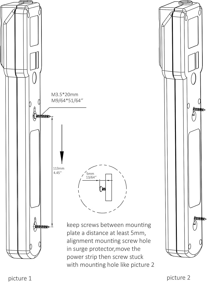 Amazon Basics 6-Outlet Surge Protector Power Strip with 200J Protection, Circuit Breaker, 2ft Extension Cord, White, 20-Pack
