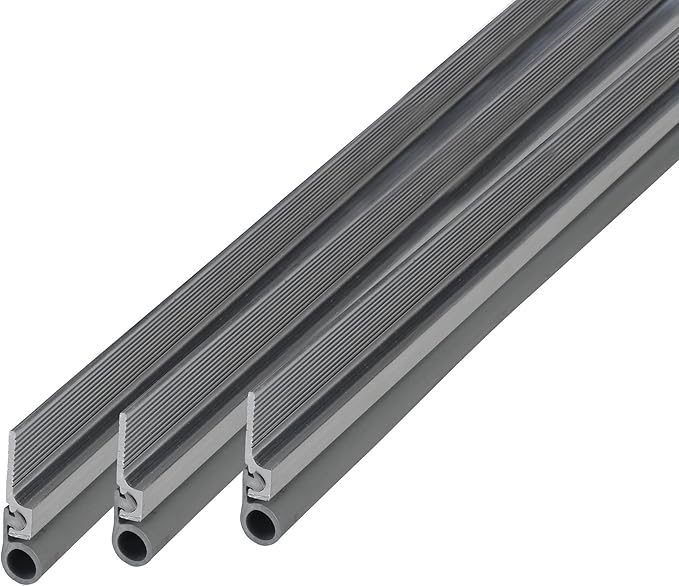 M-D Building Products 43303 Silver Aluminum and Vinyl Cinch® Self-Adhesive Top and Sides Door Seal Kit