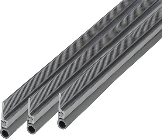 M-D Building Products 43303 Silver Aluminum and Vinyl Cinch® Self-Adhesive Top and Sides Door Seal Kit