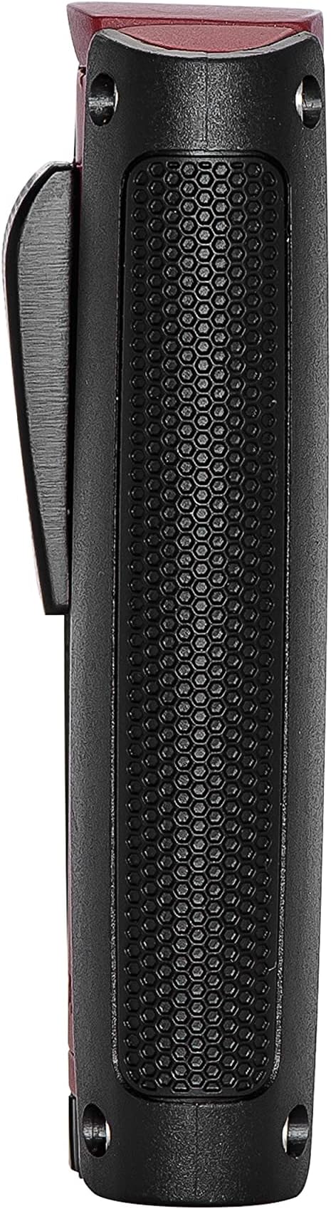 Xikar Turismo Double Jet Flame Cigar Lighter, Attractive Gift Box, Pocket-Friendly, Protective Flip-Lid, Over-Sized Fuel Tank, Matte Red