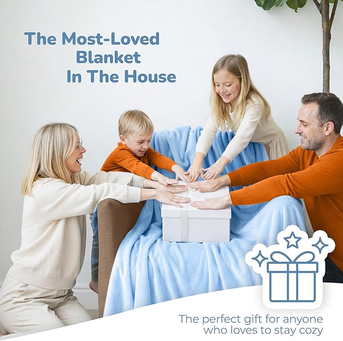 Super Blanky Wearable Blankets for Women, Adult Wearable Blanket Men, Mother's Day Gifts for Her, Wife Birthday Gift Ideas