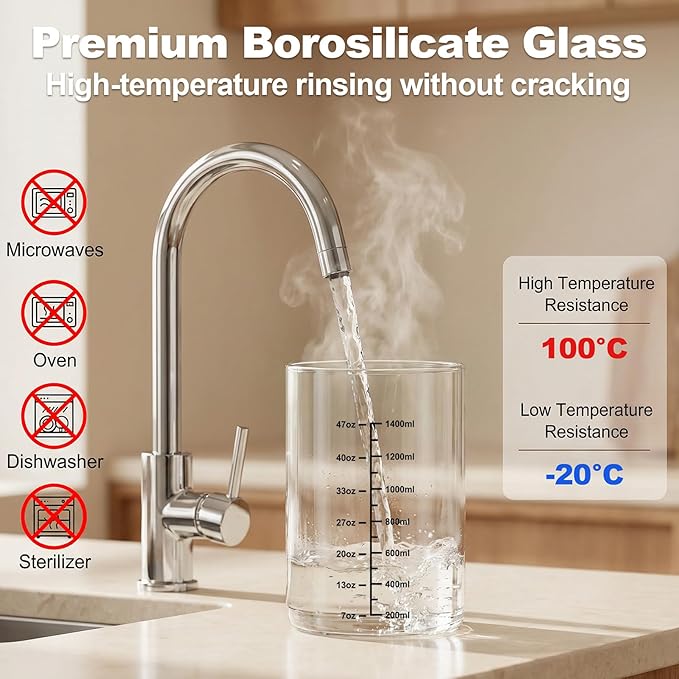 Vacuum Coffee Canister, Airtight Coffee Container with Graduated Scale and Vacuum Duration Display. Features Transparent Borosilicate Glass Construction and a 1.6L Large Capacity