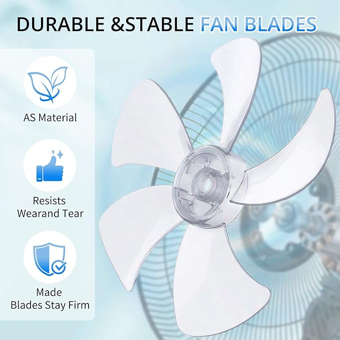 Winado 16 inch Oscillating Pedestal Fan with Remote Control, 3-Speed Stand Fan, High Velocity, Adjustable Height & Tilt, 7.5H Timer, Quiet Standing Fan for Bedroom, Living Room, Office, Black
