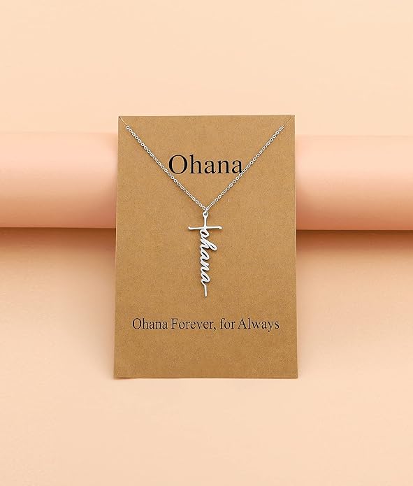 Lcherry Faith Cross Pendant Necklace for Women Religious Christian Jewelry Mother's Day Gifts for Women