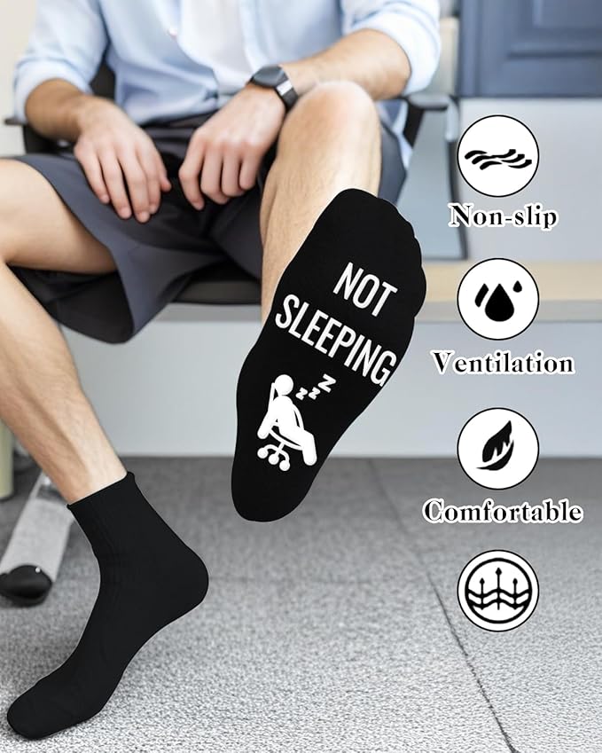 Vitery Father's Day Gifts From Daughter Wife Son Kids- Personalized Fathers Day Gift For Dad Husband Stepdad, Funny Men Socks