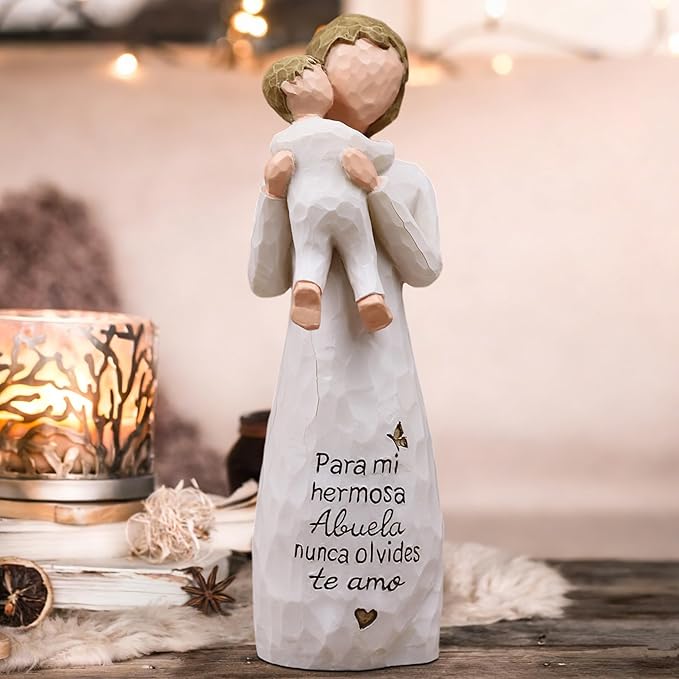 Abuela Gifts, Abuelita Gifts, Regalos para Abuela, Regalo de Navidad para Mujer, Sculpted Hand-Painted Figurine