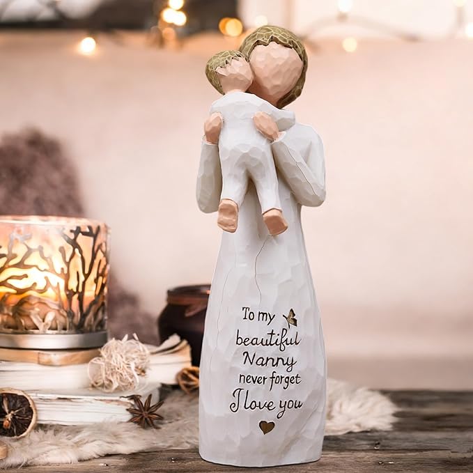 Nanny Gifts for Grandma, Gifts for Nanny, Gift from Grandkids, Sculpted Hand-Painted Figurine