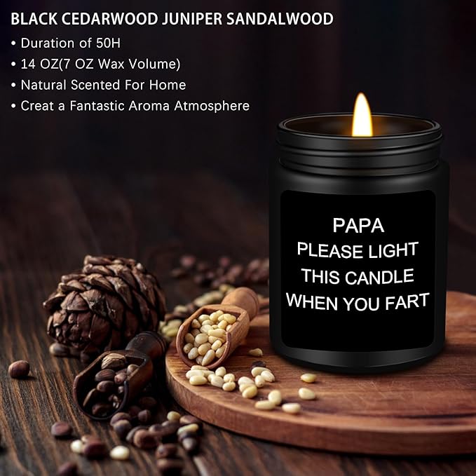Homsolver Gifts for Papa, Fathers Day Birthday Christmas Gift for Men - Funny Best Papa Gift from Daughter Son Grandkids