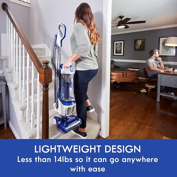 Kenmore DU5080 Bagless Upright Vacuum Lift Cleaner 2-Motor Power Suction with HEPA Filter, 3-in-1 Combination Tool, Pet Handi-Mate for Carpet, Hard Floor, 2 Liters, Navy | 2-Motor Power Suction, HEPA Filter, 3-in-1 Combination Tool, Pet Handi-Mate, For...