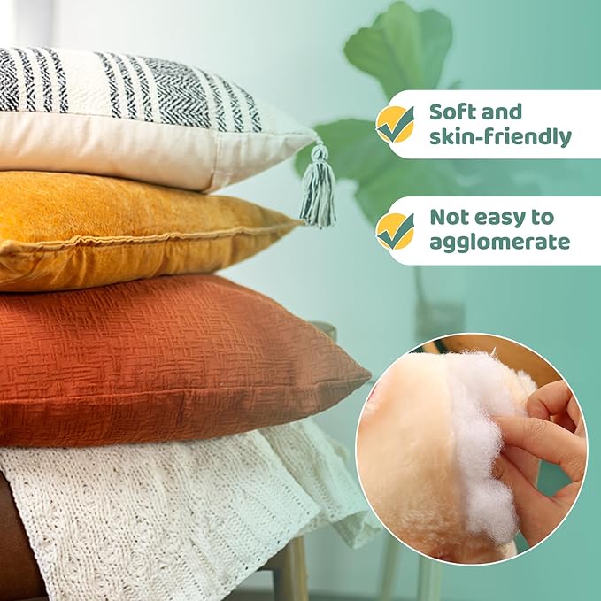 Jmuiiu 8.82oz/250g Pillows Stuffing Fiberfill, Polyfill Stuffing for Stuffed Animals, Premium Polyester Fiberfill, High Resilience Crochet Stuffing for Craft,Pillow, Cotton Batting