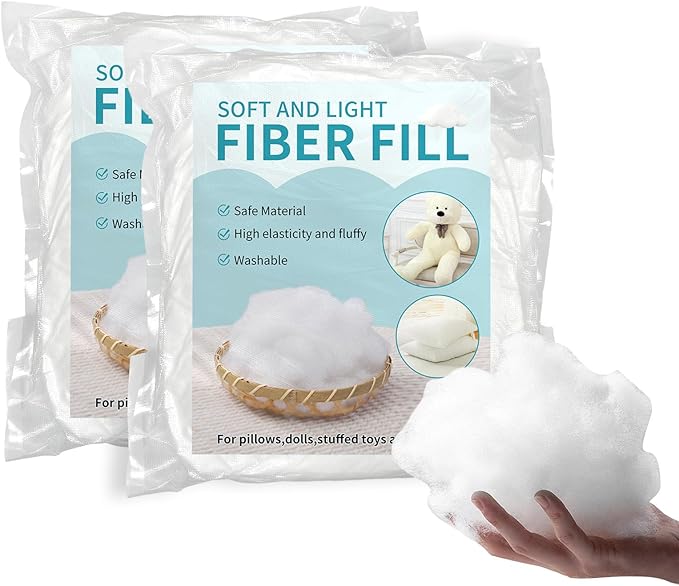 Daylendar Polyester Fiberfill Stuffing 650g/23oz - Ultra-Soft & Fluffy Premium Polyfill Stuffing for Stuffed Animals,Crochet Stuffing, DIY Crafts - High Resilience Recyclable