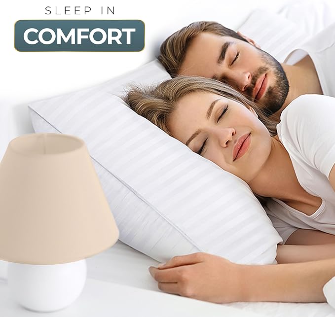 Utopia Bedding Bed Pillows King Size Set of 4 (White), Down Alternative Pillows for Sleeping, Cooling Hotel Quality Pillow Set for Back, Stomach or Side Sleepers