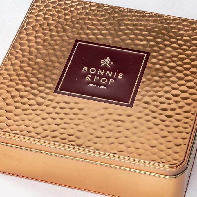 Chocolate Gift Basket, Gourmet Snack Food Box in Keepsake Tin, 2+ lbs of Chocolate, Great for Mothers Day, Birthday, Sympathy, Corporate, Family Parties & Get Well - Bonnie & Pop