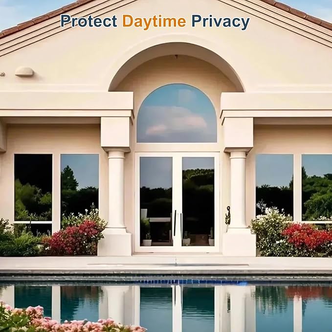 Ceramic Window Tinting Film - Superior Heat Rejection, Blocks 99% Harmful UV Rays, Enhances Privacy, Reduces Glare, Long-Lasting for Residential & Commercial Use (Sapphire Blue 29.3 Inch X 6.56 Feet)
