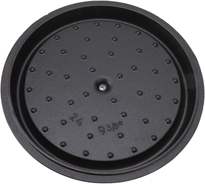 AYNEFY Large Cast Iron Pot 30cm Dual Loop Handle Stew Pot Premium Material Dutch Oven Pot Present for Cooking Enthusiasts, AYNEFYxhue503bg1