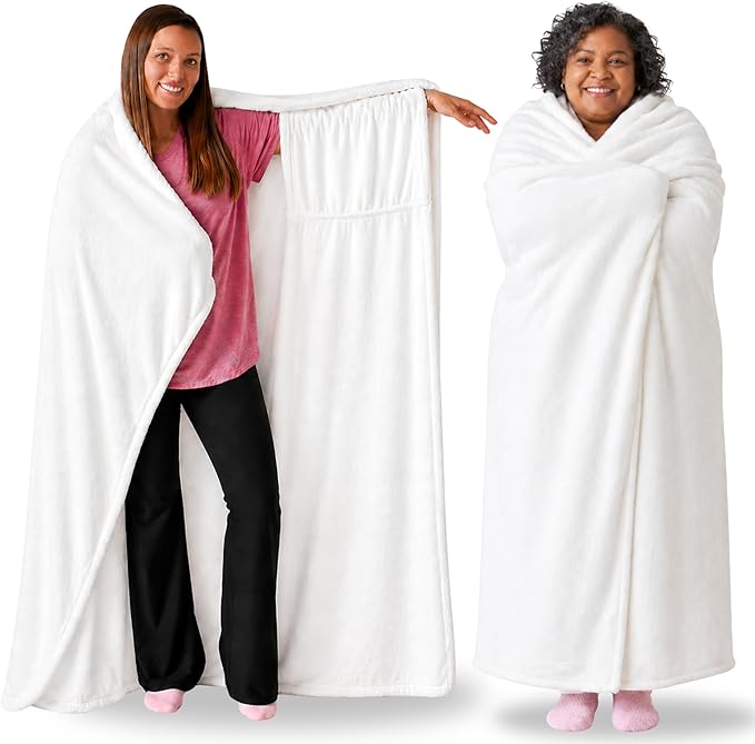 Super Blanky Wearable Blankets for Women, Adult Wearable Blanket Men, Mother's Day Gifts for Her, Wife Birthday Gift Ideas