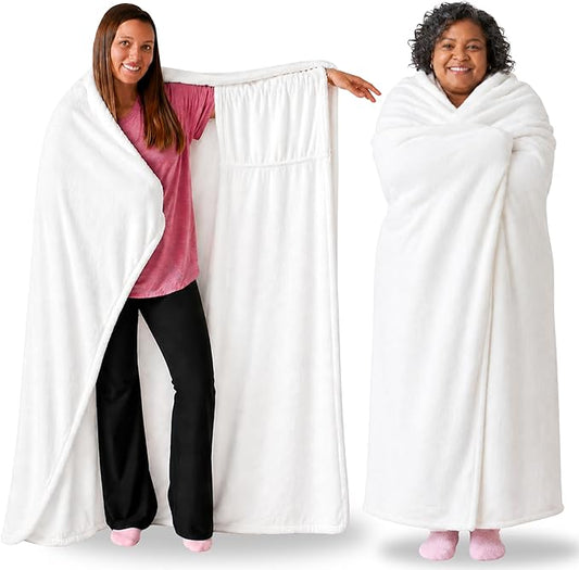 Super Blanky Wearable Blankets for Women, Adult Wearable Blanket Men, Mother's Day Gifts for Her, Wife Birthday Gift Ideas