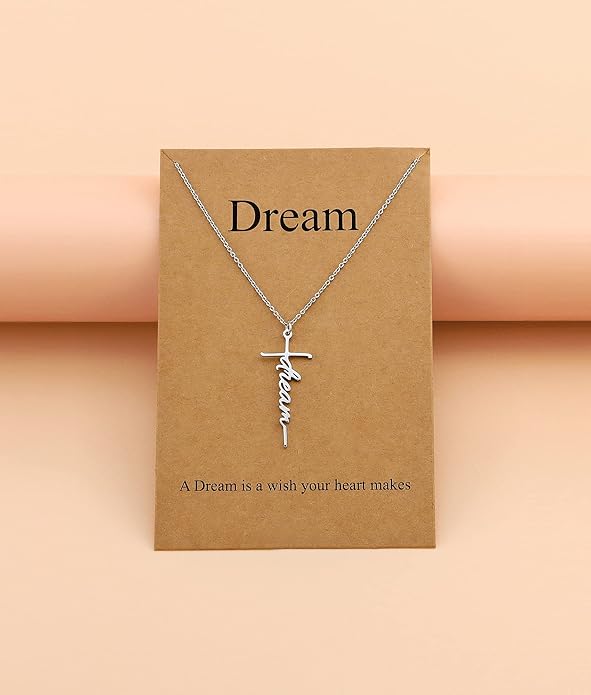 Lcherry Faith Cross Pendant Necklace for Women Religious Christian Jewelry Mother's Day Gifts for Women