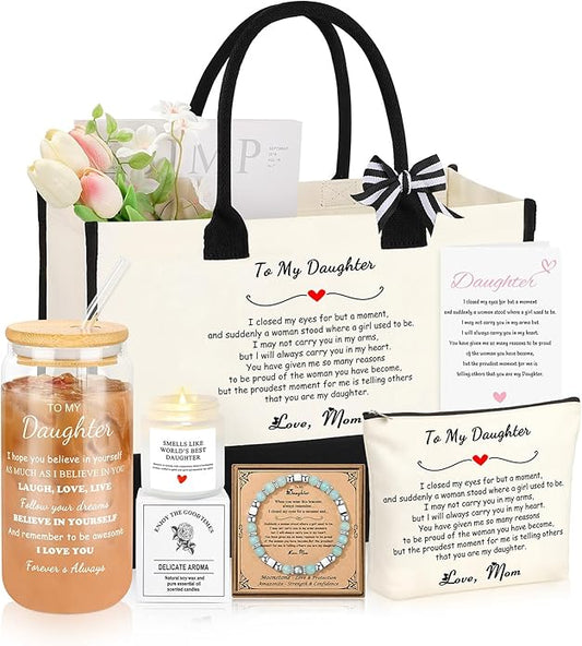 Gifts for Women Basket Set of 6, Mothers Day Birthday Gifts for Mom Grandma Sister Daughter