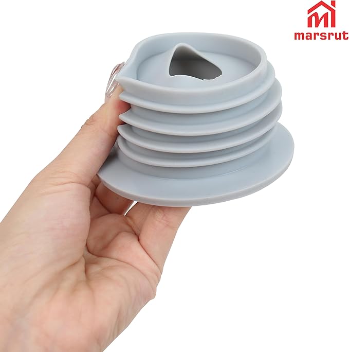 3pcs Washing Machine Drain Hose Seal, Washer Pipe Cover Plug Hose Adapter for Anti-Odor, Smell Stopper Reducer, Backflow Preventer, Deodorant Sewer Ring Sealing for Kitchen Sink Floor Pipe, 3 Sizes